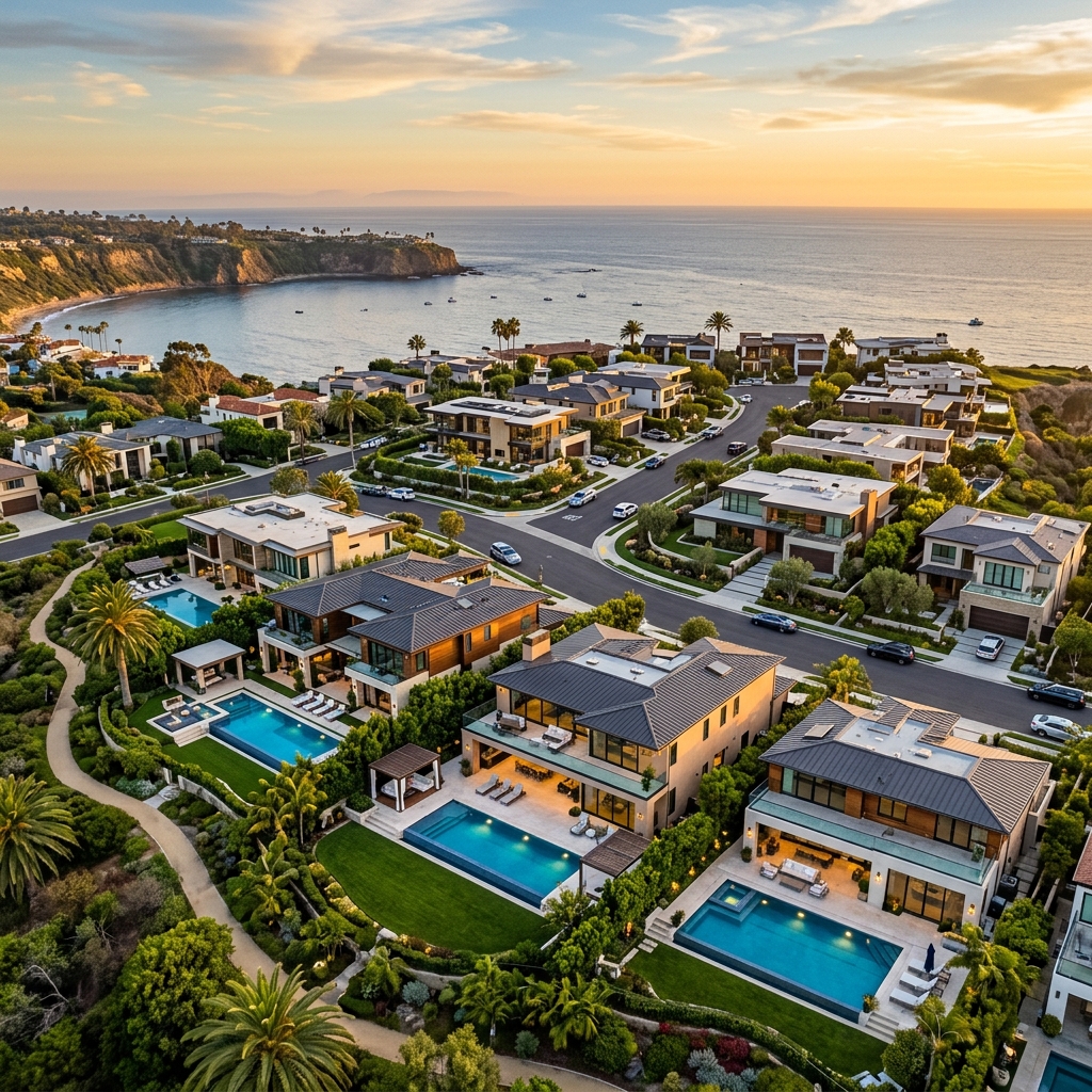 Luxury properties from above